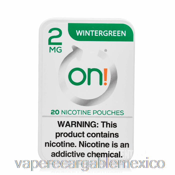 Vaporizador Recargable Encendido! Bolsas De Nicotina - Gaulteria 2 Mg.